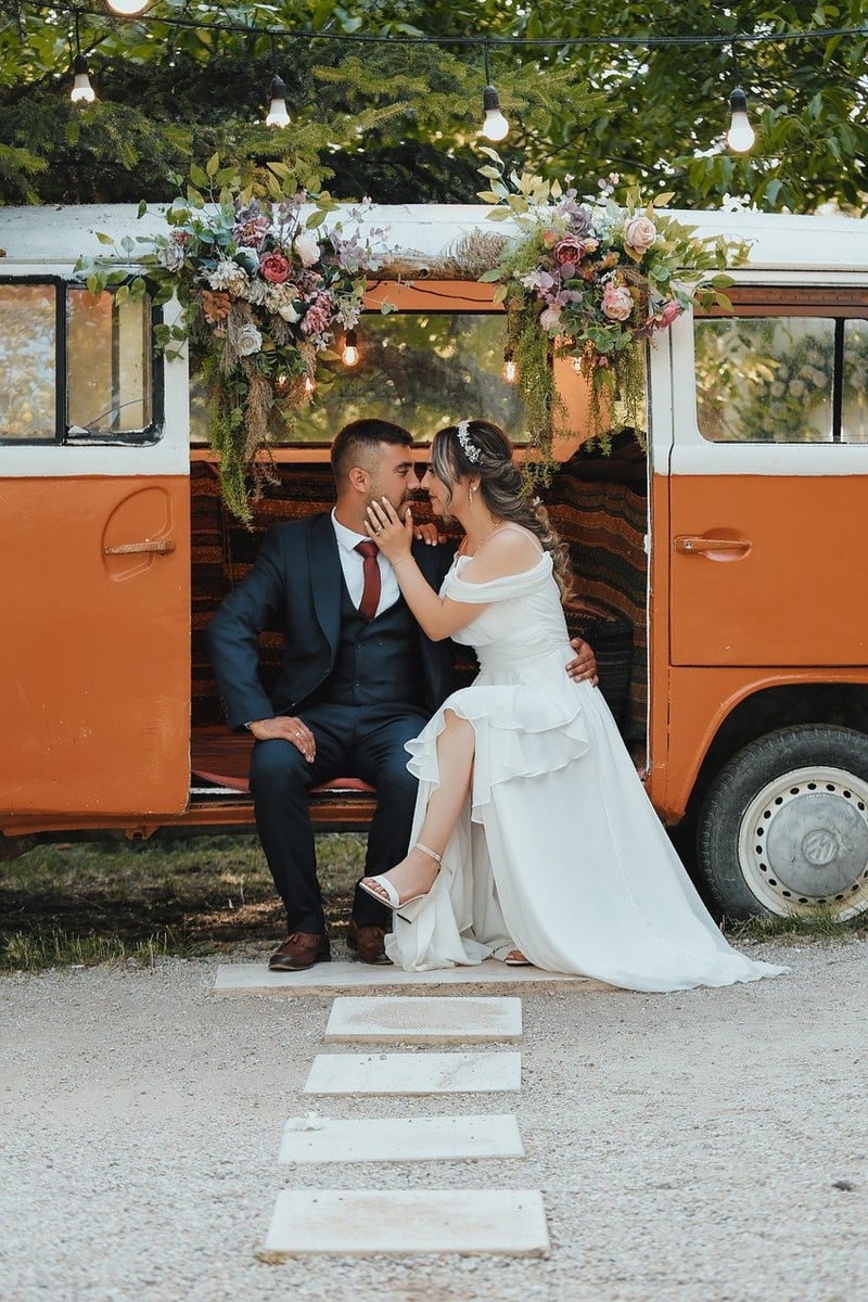 Fairy lights wedding decoration
